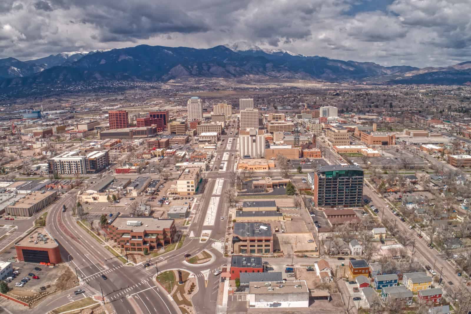 Colorado Springs from above during the Covid-19 Lockdown - McKissock ...